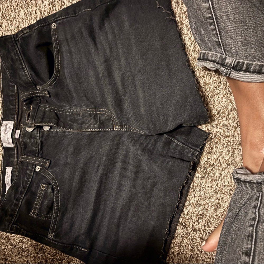 American Apparel Dark Denim Shorts